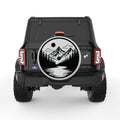 WILDERNESS SILVER CARBON FIBER TIRE COVER