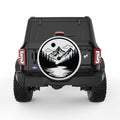 WILDERNESS PEARL  WHITE CARBON FIBER TIRE COVER