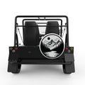 WILDERNESS WHITE CARBON FIBER TIRE COVER FOR MOKE