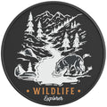 WILDLIFE EXPLORER PEARL  WHITE CARBON FIBER TIRE COVER