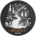 WILDLIFE EXPLORER BLACK TIRE COVER