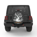 WILDLIFE EXPLORER PEARL  WHITE CARBON FIBER TIRE COVER