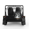 WILDLIFE EXPLORER BLACK CARBON FIBER TIRE COVER FOR MOKE