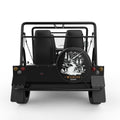 WILDLIFE EXPLORER BLACK TIRE COVER FOR MOKE