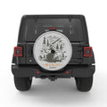 WILDLIFE EXPLORER WHITE TIRE COVER