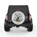 WILDLIFE EXPLORER SILVER CARBON FIBER TIRE COVER