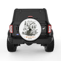 WILDLIFE EXPLORER WHITE TIRE COVER
