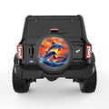 WILD DOLPHINS BLACK CARBON FIBER TIRE COVER