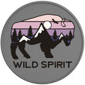 WILD SPIRIT SILVER CARBON FIBER TIRE COVER