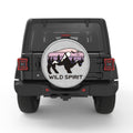 WILD SPIRIT WHITE TIRE COVER