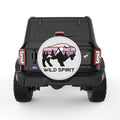 WILD SPIRIT PEARL  WHITE CARBON FIBER TIRE COVER