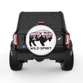 WILD SPIRIT WHITE TIRE COVER