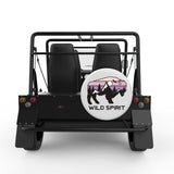 WILD SPIRIT WHITE TIRE COVER FOR MOKE