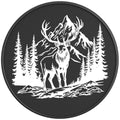 WILD STAG PEARL  WHITE CARBON FIBER TIRE COVER