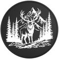 WILD STAG BLACK TIRE COVER