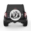 WILD STAG PEARL  WHITE CARBON FIBER TIRE COVER