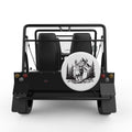 WILD STAG WHITE TIRE COVER FOR MOKE