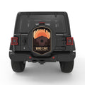WIND CAVE BLACK CARBON FIBER TIRE COVER