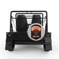 WIND CAVE SILVER CARBON FIBER TIRE COVER FOR MOKE
