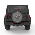 WORLD COMPASS PEARL  WHITE CARBON FIBER TIRE COVER
