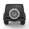 WORLD COMPASS WHITE TIRE COVER