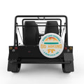 WORST CASE SCENARIO WHITE CARBON FIBER TIRE COVER FOR MOKE