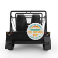 WORST CASE SCENARIO WHITE TIRE COVER FOR MOKE