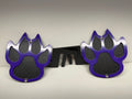 WOLF PAW FOOT PEGS FOR JEEP WRANGLER AND JEEP GLADIATOR in Purple Color