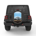 WRANGELL- ST. ELIAS PEARL  WHITE CARBON FIBER TIRE COVER