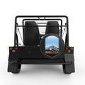 WRANGELL- ST. ELIAS BLACK CARBON FIBER TIRE COVER FOR MOKE