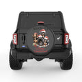 WALKING IN A WEENIE WONDERLAND BLACK CARBON FIBER TIRE COVER