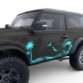 WAVE BEACH FULL SIDE BODY GRAPHIC DECAL FITS 2021+ FORD BRONCO 2 DOOR