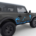 WAVE BEACH FULL SIDE DOOR DECAL FITS 2023 FORD BRONCO 2 DOOR