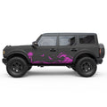WAVE BEACH FULL SIDE SIDE GRAPHIC DECAL FITS 2021+ FORD BRONCO 4 DOOR