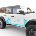 WAVE BEACH FULL SIDE BODY GRAPHIC DECAL FITS 2024 FORD BRONCO 4 DOOR