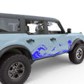 WAVE BEACH FULL SIDE DOOR DECAL FITS 2024 FORD BRONCO 4 DOOR