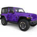 WAVE - BEACH FULL SIDE BODY GRAPHIC DECAL FITS 2005-2017 JEEP WRANGLER 2 DOOR JKU