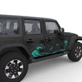 WAVE - BEACH FULL SIDE DOOR DECAL FITS 2005-2017 JEEP WRANGLER 4 DOOR JKU