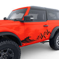 WAVE MOUNTAIN BODY GRAPHIC DECAL FITS 2021+ FORD BRONCO 2 DOOR