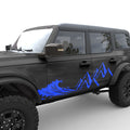 WAVE MOUNTAIN BODY GRAPHIC DECAL FITS 2021+ FORD BRONCO 4 DOOR