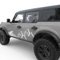 WAVE MOUNTAIN DOOR DECAL FITS 2021+ FORD BRONCO 4 DOOR