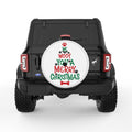 WE WOOF YOU A MERRY CHRISTMAS WHITE TIRE COVER