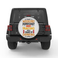 WEEKEND FORCAST HUNTING BLACK TIRE COVER