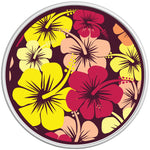 YELLOW AND PINK HIBISCUS FLOWERS