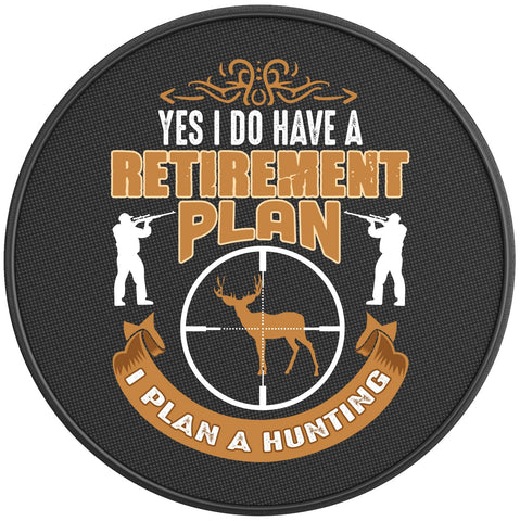 YES I DO HAVE A RETIREMENT PLAN BLACK CARBON FIBER TIRE COVER