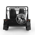 YING YANG TREE OF LIFE WHITE TIRE COVER FOR MOKE
