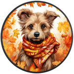 YORKIE FALL BLACK TIRE COVER