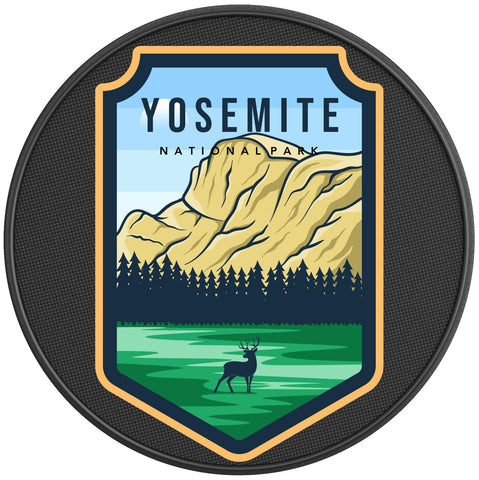 YOSEMITE NATIONAL PARK BLACK CARBON FIBER TIRE COVER