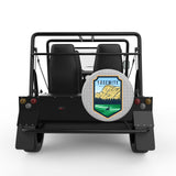 YOSEMITE SILVER CARBON FIBER TIRE COVER FOR MOKE