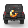 YOU ARE DRIVING ME GLAZY PEARL  WHITE CARBON FIBER TIRE COVER